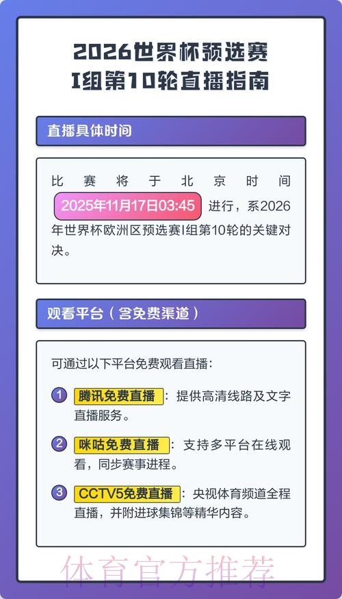 2026世界杯直播今日观看指南怎么看 2026世界杯直播今日观看指南怎么看
